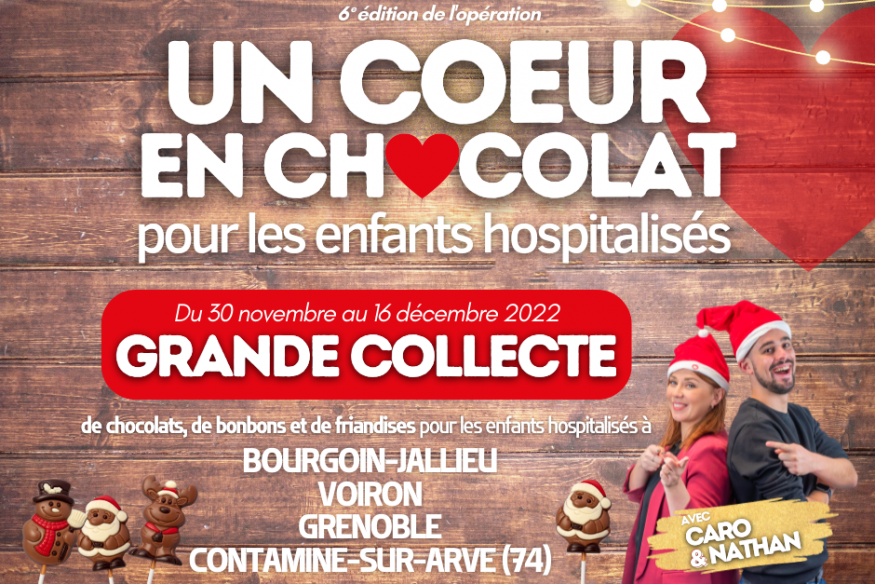 "Un Coeur en Chocolat" : Radio ISA collecte des chocolats pour les enfants hospitalisés !