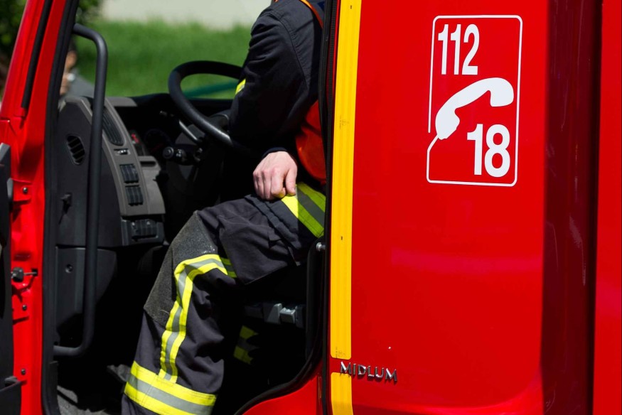 Une maison dévastée par les flammes à Crémieu